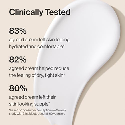 Honest Beauty Hydrorich Cream 1.7 Fl Oz - Hypoallergenic, Vegan, Dermatologist Tested, Up to 48H Hydration
