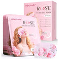 6 Packs Rose Heated Eye Mak - Heating Eye Mask Warm Compress for Dry Eyes Puffinesss Dark Circles Sleep Stye Irritation Stress Relief Self Care Wellness Spa Relaxation Gift