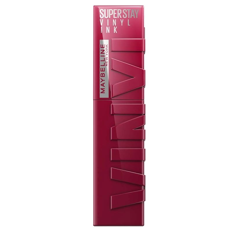 Maybelline Super Stay Vinyl Ink Liquid Lipcolor Duo – Berry Burgundy & Rose Mauve Nude (0.14 fl oz each)