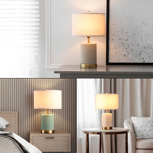 O’Bright Dune Rechargeable Cordless Table Lamp - Cream White, 19.5 Inch, Dimmable