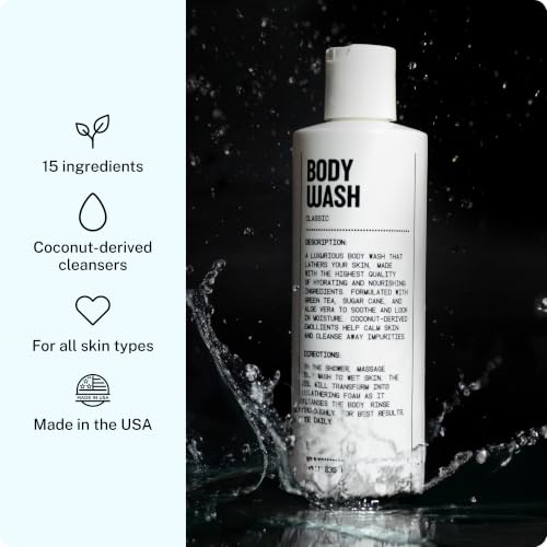 Blu Atlas Men’s Body Wash - Sulfate-Free, Classic Scent, 8 oz - Classic / 8 Fl Oz