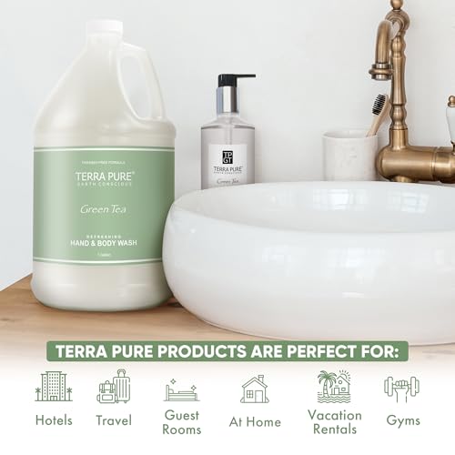 128 Fl Oz Green Tea Hotel Body Wash & Hand Soap Refill - Set of 2