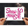 3 x Sissy Temporary Tattoo Sexy Kinky Sticker