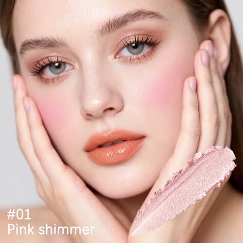 Cream Eyeshadow Stick No-Tug Shadow Stix-Long Lasting Color, Multi-Use Cream Eye Makeup Lightweight, Buildable Formula 0.05oz (Golden Pink)