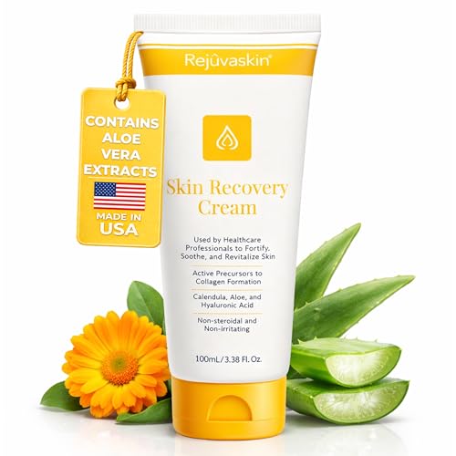 Rejuvaskin Skin Recovery Cream 3.38 Fl Oz Hydrates Dry & Sensitive Skin