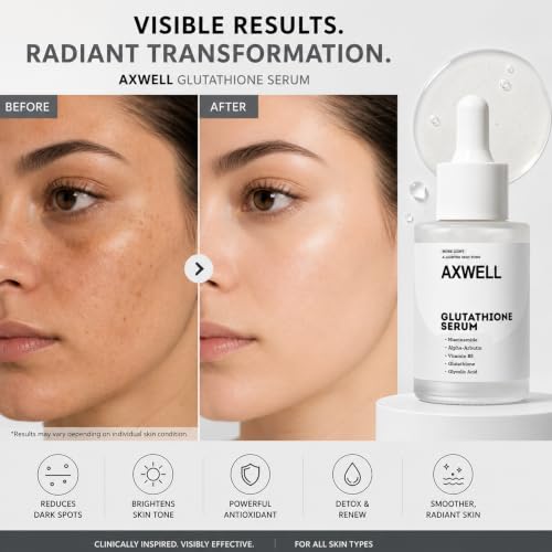 Dark Spot Corrector Serum with Glutathione & Alpha Arbutin - Anti-Aging Face Treatment