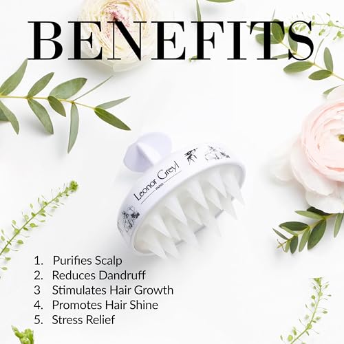 Scalp Massage Brush for Cleansing & Hair Growth - Natural Hair Care Tool