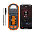 Wireless Meat Thermometer with 600ft Range & 2 Color Probes - Upgraded Version