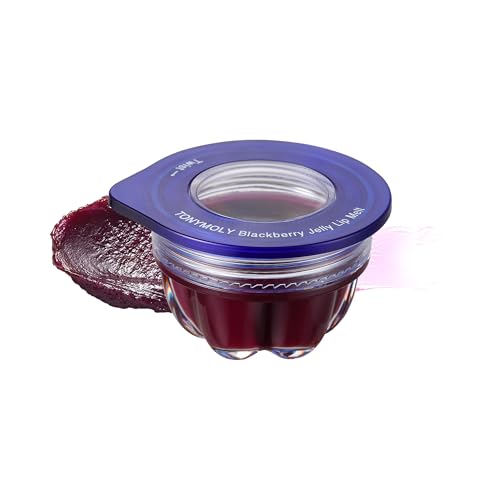 TONYMOLY Jelly Lip Melt ? Moisturizing & Hydrating Lip Balm Treatment with Blackberry ? Nourishing, Non-Sticky, Glossy Finish, 0.31 oz