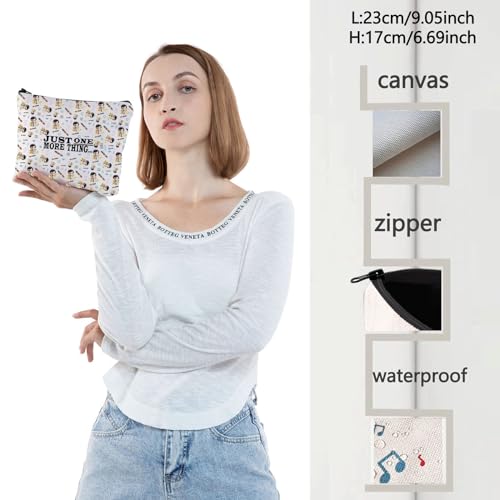 WZMPA Detective Cosmetic Bag Murder Show Fans Gift Just One More Thing Makeup Zipper Pouch Bag Crime Merchandise (Just One More Thing)