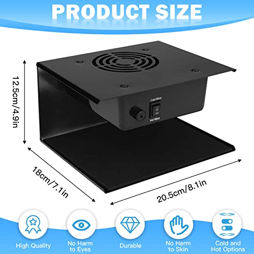 GGAIFbp 300W Nail Dryer Fan for Regular & Gel Polish Hot & Cool Air