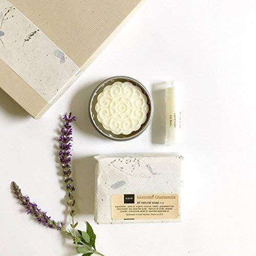 Lavender Bath & Body Gift Set - Handmade Organic Spa Collection for Women