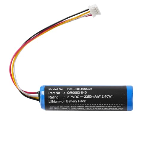 2Pcs Battery IAN034NA QR0083-840 Replacement for Qolsys IQ Panel 4, IQP4001 IQP4002 IQP4003 IQP4004 IQP4005 IQP4006 (3350mAh Rechargeable)
