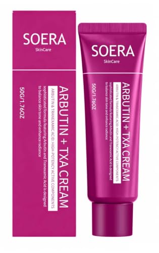 Korean Brightening Face Cream with Arbutin & Tranexamic Acid for Uneven Skin Tone