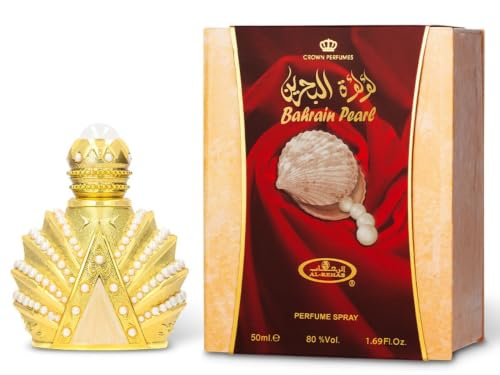 Al Rehab Bahrain Pearl Eau de Parfum Spray - Musk Variant, 1.6 fl oz