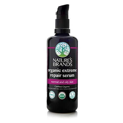 Herbal Choice Mari Organic Extreme Repair Serum, Normal to Oily Skin; 3.4floz UV Glass