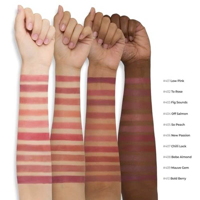 Laka Bulky Matte Lipstick, 4g/0.14oz., Long Wear, Non-Drying Lip Stain Stick with High Pigmentation, Voluminous Lips, K-Beauty (#419 Mauve Gem)
