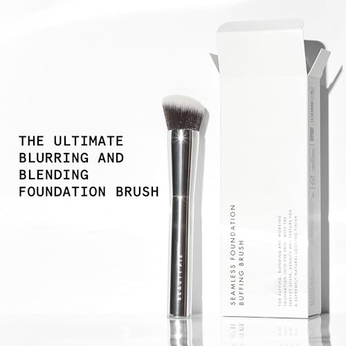 Beauty Pie Seamless Foundation Buffing Brush 001 ? Ultra-Soft Vegan Makeup Brush for Flawless Foundation Blending & Seamless Skin Finish