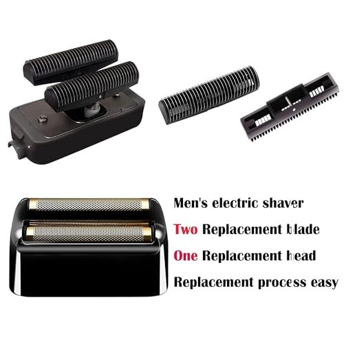 Black Replacement Foil and Cutters for BaBylissPRO FXFS2 Shaver - Hypoallergenic