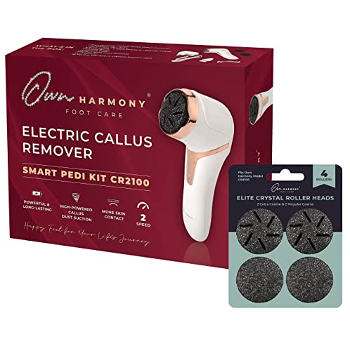 Electric Callus Remover Foot File Bundle with Vacuum & 7 Rollers - Pedicure Tools for Hard Dry Cracked Heels