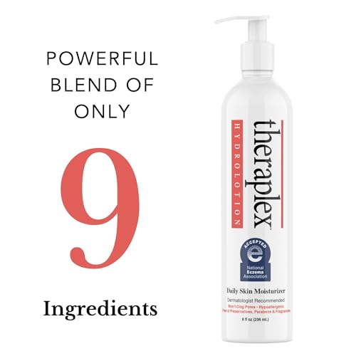 Theraplex Hydro Lotion 8 oz - Hypoallergenic, Paraben-Free, Dermatologist Recommended