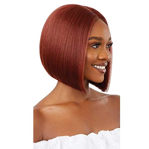 Outre Synthetic EveryWear Lace Front Wig - Jet Black, Easy Style, Heat Safe