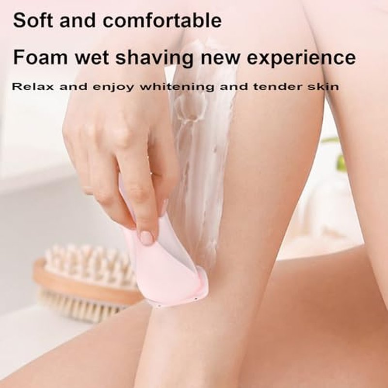 2 in 1 Elegance Portable Electric Shaver for Women - Wet & Dry Use for Armpit, Private Parts, Legs, Arms (Pink)