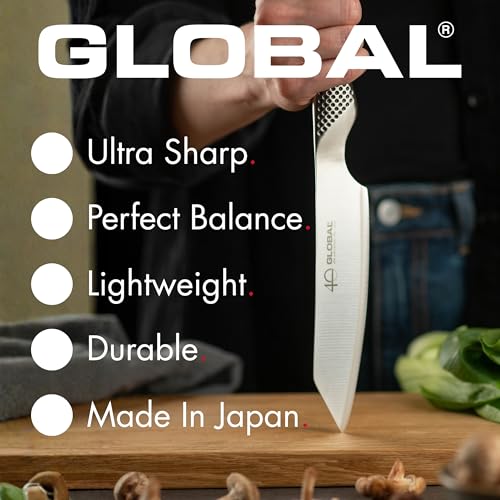 Global 5-Inch Chef's Utility Knife - Razor-Sharp Stainless Steel Kitchen Tool
