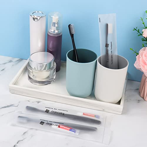 Disposable Toothbrushes with Toothpaste Pack of 50 - Black Travel Hygiene Kits