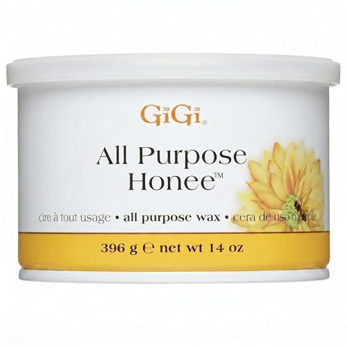 GIGI All Purpose Honeë Soft Wax for Hair Removal - 14 oz Pack of 2