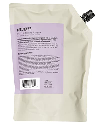 AG Care Curl Revive Hydrating Shampoo - New Collection, 33.8 Fl Oz, Vegan & Sulfate-Free