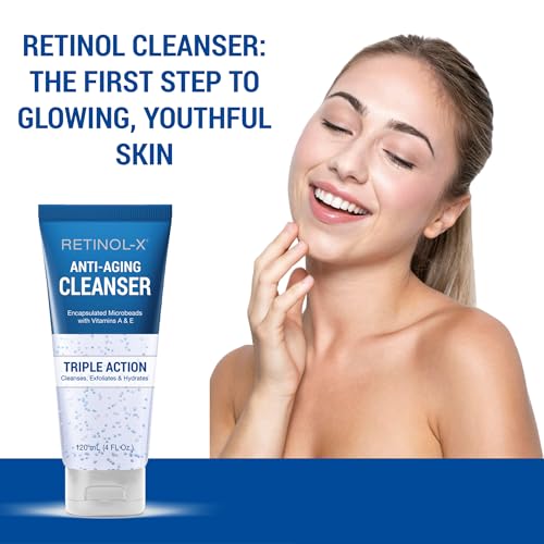 Retinol-X Anti-Aging Facial Cleanser 4 oz Tube - 2 Pack