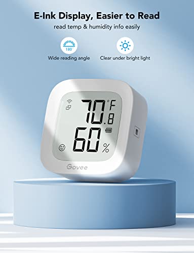Govee WiFi Thermometer Hygrometer 2 Pack Electronic Ink Display - Variation 2