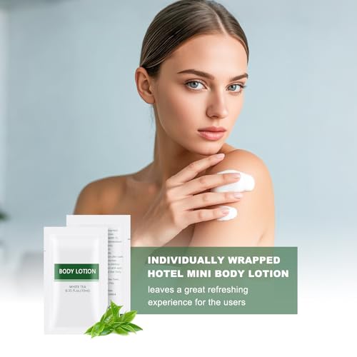 200 Pack Travel Size Body Lotion - 0.35 Fl Oz Individually Wrapped Bulk