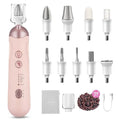 Pink Cordless Electric Nail Drill Manicure Pedicure Kit 9-in-1 with 100 Bits