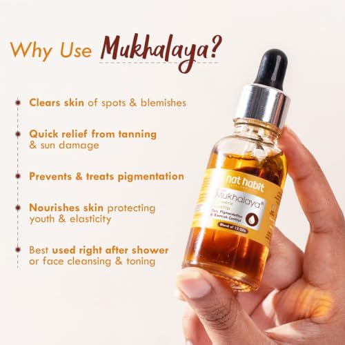 Natural Face Oil for Tan & Blemish Control - 13 Cold Pressed Oils, 30ml