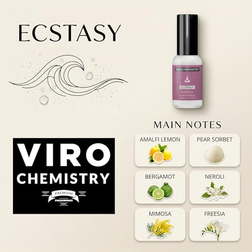 Women’s Pheromone Perfume Oil Ecstasy - Organic Long-Lasting Fragrance, 1 Fl Oz