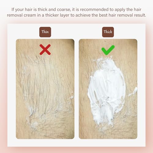 Bikini Hair Removal Cream for Women - Painless & Gentle 2-Pack (3.38 oz each) with Spatula