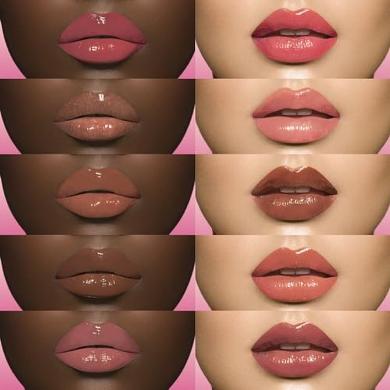 Juvia's Place Candy Shop Lip Gloss: Bubblegum - High-Shine Plumper for a Hydrating & Non-Sticky Glossy Pout, For a Moisturizing and Long-Lasting Creamy Plump & Nourished richly Glow