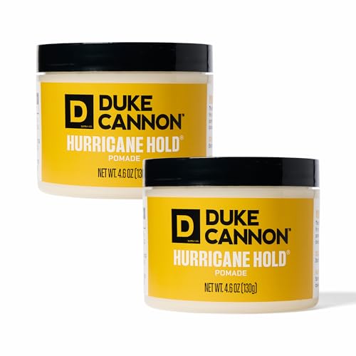 Hurricane Hold Hair Pomade for Men - Maximum Strength, Matte Finish, 4.6 oz Pack of 2 - Variation of Hurricane Hold Pomade