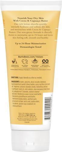 Burt's Bees Body Lotion for Dry Skin 6 Oz Pack of 3 - Natural Moisturizer