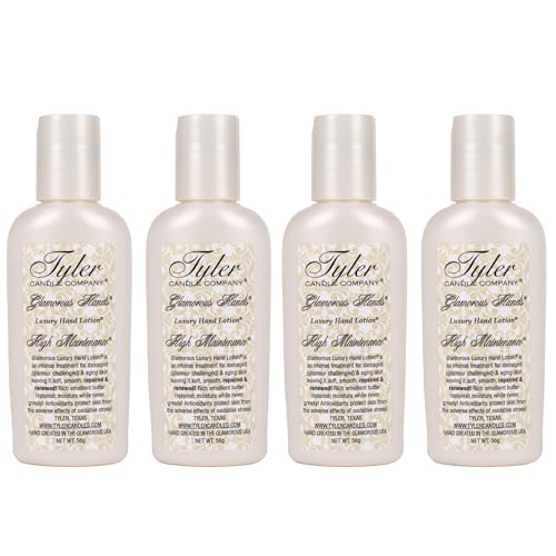 Tyler Candle 93054 High Maintenance 2 ounce Hand Cream Lotion, Pack of 4