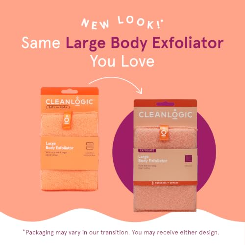 Exfoliating Body Scrubber Set - Large Bath & Body Loofahs, 3 Pack