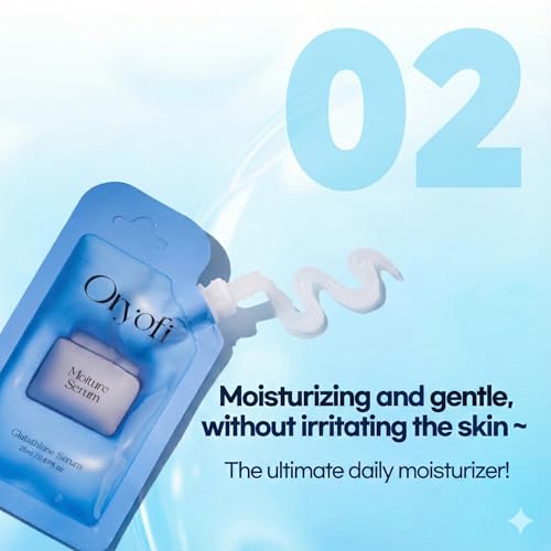 Oryofi Glutathione Face Serum, K-Beauty Super Hydrating Glow Serum for Glass Skin, with Hyaluronic Acid & Aloe Vera, Moisturizing & Brightening Treatment, 0.85 fl.oz x 3 Count