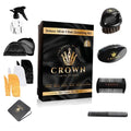 Black and Gold 11-in-1 Deluxe Wave Hair Care Set for Men with Durags & Brush