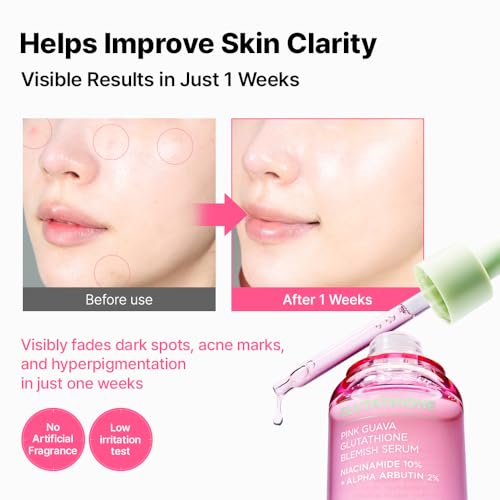 BeginS Glutathione Serum with Niacinamide & Alpha Arbutin for Brightening - 1 Fl Oz