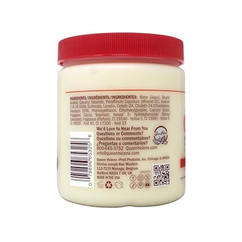 Queen Helene Cholesterol Hair Conditioning Cream, 15 Oz (Pack of 6) (Packaging May Vary)