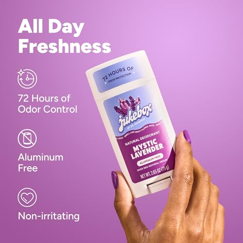 Natural Women’s Deodorant 2.0 Mystic Lavender 3-Pack - Aluminum-Free, 72H Odor Control