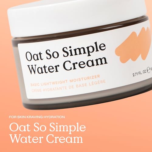KraveBeauty Oat So Simple Water Cream 80mL - Sensitive Skin Hydrator, Pack of 1