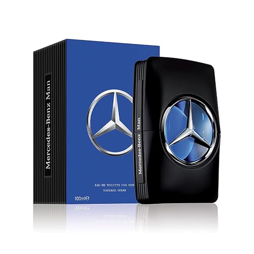 Mercedes Benz Man Eau de Toilette for Men - Woody & Fruity, Long Lasting 3.4 oz